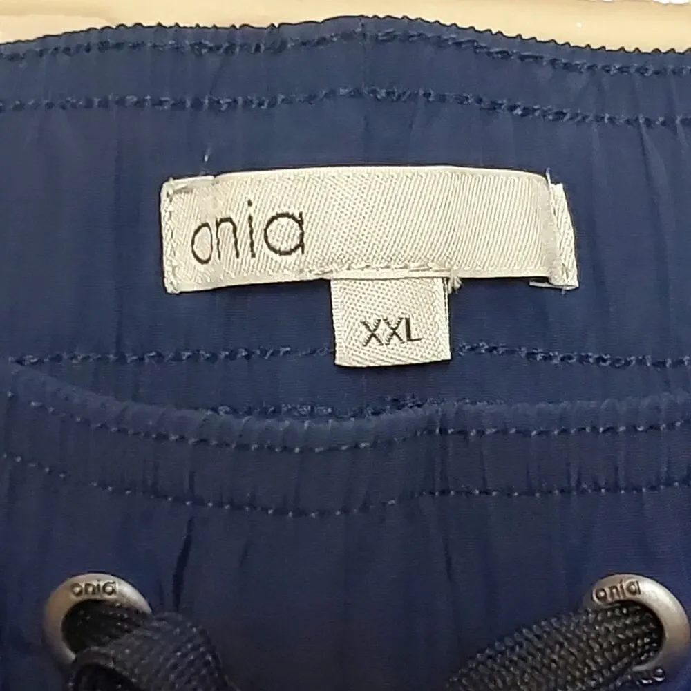 NWT Onia Mens Swim Trunks Navy Blue XXL